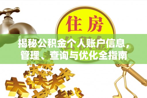 乌海揭秘公积金个人账户信息，管理、查询与优化全指南