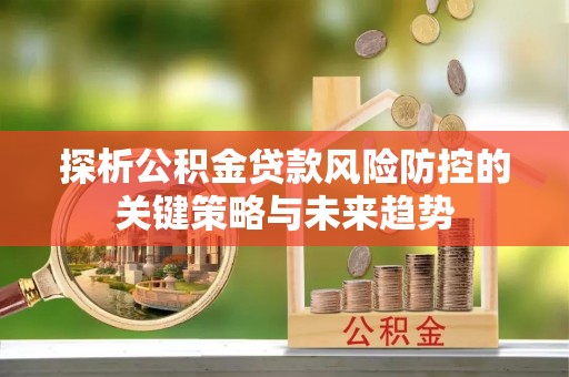 乌海探析公积金贷款风险防控的关键策略与未来趋势