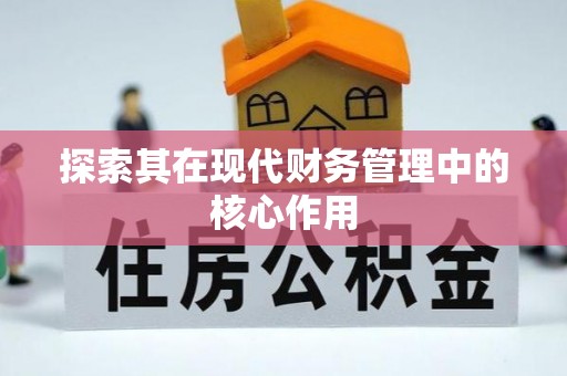 乌海探索其在现代财务管理中的核心作用