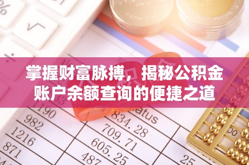 乌海掌握财富脉搏，揭秘公积金账户余额查询的便捷之道