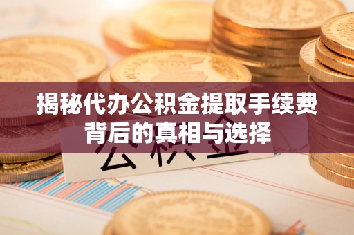 乌海揭秘代办公积金提取手续费背后的真相与选择