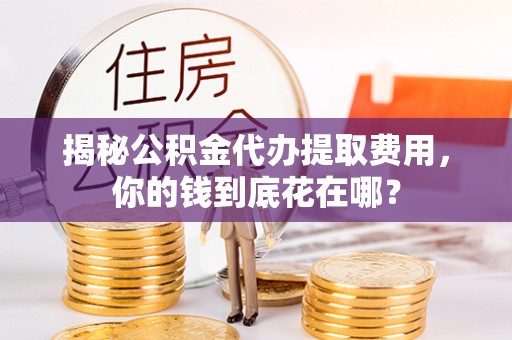 乌海揭秘公积金代办提取费用，你的钱到底花在哪？