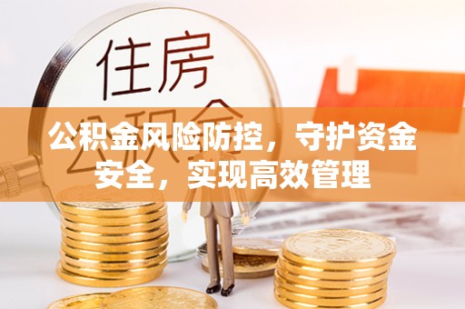 乌海公积金风险防控，守护资金安全，实现高效管理