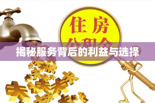 乌海揭秘服务背后的利益与选择